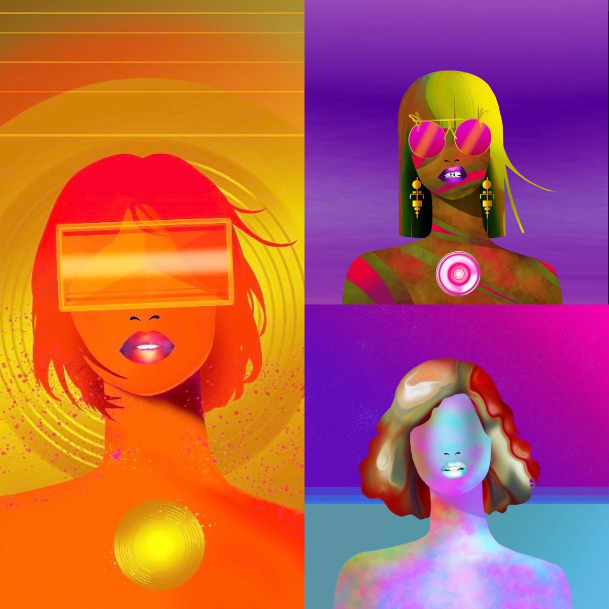 LindseyDJames's tweet photo. @nft_izzy @worldofwomennft @sirhc130 Still in love with my original Trio Tribe https://t.co/ZYcXZU66Gn