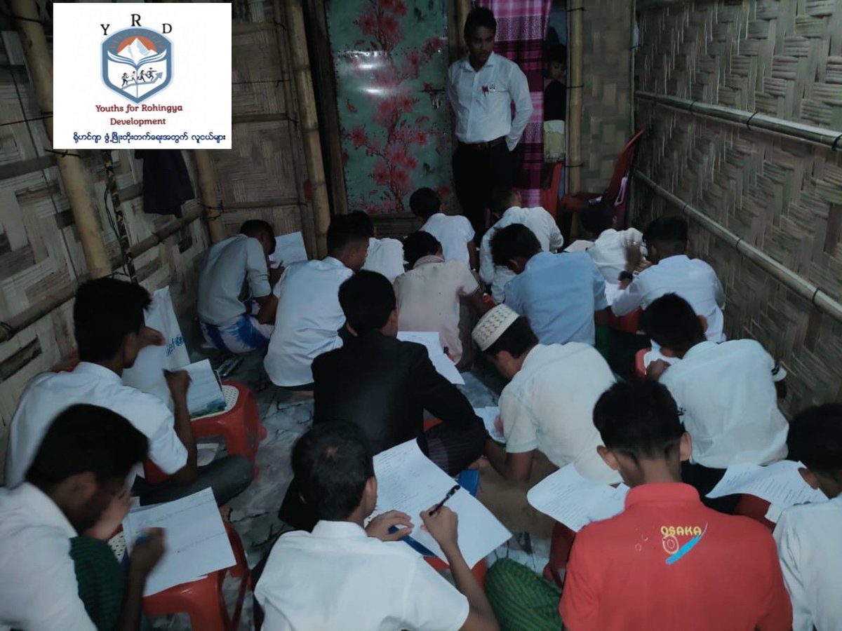 ForkhadMohammad's tweet photo. "Ma Shah Allah"
"Youths for Rohingya Development (YRD) Basic Education Community High School Pyin Na Shwe Pyi  " has successfully completed 2022-2023 Academic year,  First Semester Test of Burmese subject. Alhamdulillah, Most students can write well. @EvaBuzo @shafiur @Megan_D_Sm https://t.co/KEJcbOHb39