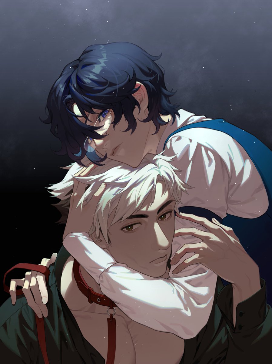 约书亚与他忠实的护卫犬安德鲁

#oc