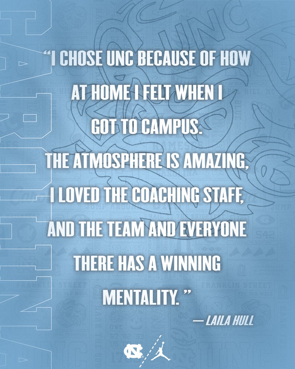 Welcome home <a href="/laila_hull/">Laila Hull</a> 💙🤍

#GoHeels | #InPursuit