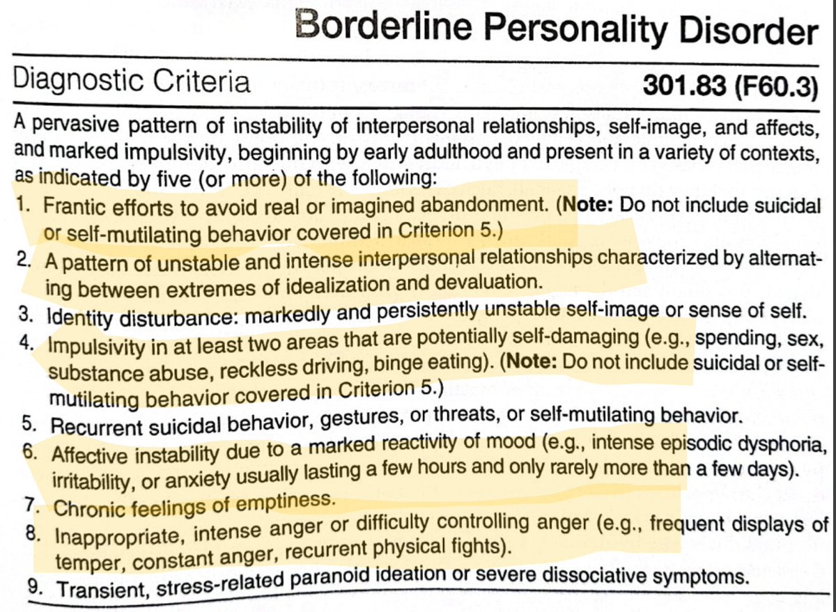 introspectiveho's tweet image. "AH doesn't have BPD"

1. Not letting JD flee from fights
2. Cant maintain friendships
4. DUI, cocaine, wine
6. hours long fights
8. Beating husband

#amberheard #AmberHeardlsALiar #JohnnyDeppWon #JusticeForJohnnyDepp