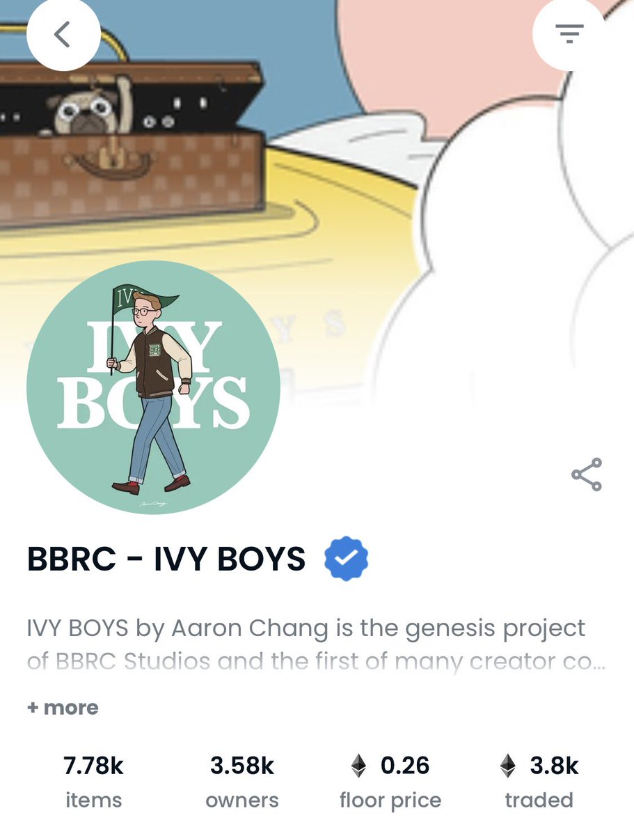 Blancheeec's tweet photo. Who made this bid when the floor is only 0.26? You do have a good taste,but I’m not selling it now. 😂#bbrc #ivyboys https://t.co/96scx1W0Sx