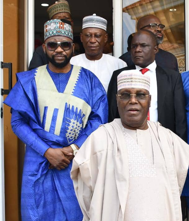 With my principal His Excellency Atiku Abubakar GCON, PDP Presidential Flag Bearer in the forthcoming 2023 Elections in Nigeria.