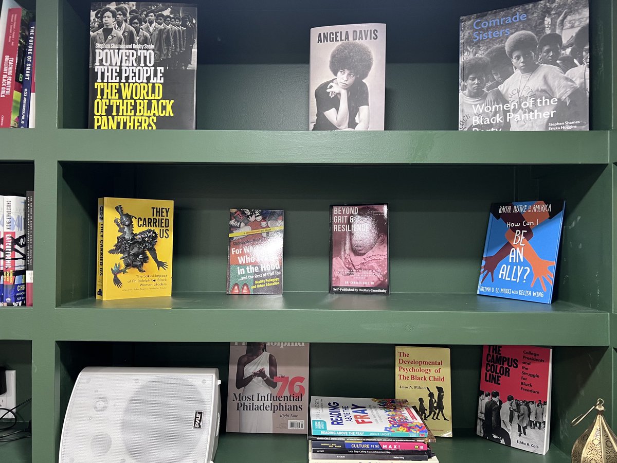 A shelf of Authorship: ⁦@fasahatraylor⁩ ⁦<a href="/sissyar/">Dr.Allener M. Baker-Rogers</a>⁩ ⁦<a href="/hmcghee/">Heather McGhee</a>⁩ ⁦<a href="/ccoleiii/">Charles Cole, III, Ed.D., MPA ᯅ</a>⁩ ⁦<a href="/FatimaDElMekki/">Fatima</a>⁩ ⁦@Dr_SWalker⁩ <a href="/kelisa/">Katie Gill</a> ⁦@alimichaelphd⁩  ⁦<a href="/JuliaBLindsey/">Dr. Julia Lindsey</a>⁩ ⁦<a href="/zfwright/">Zachary Wright</a>⁩ ⁦<a href="/A2Arnett/">Autumn A. Arnett</a>⁩  ⁦<a href="/chrisemdin/">Christopher Emdin</a>⁩ ⁦@StephenShames⁩