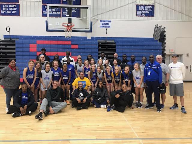 Today’s practice was so much fun! We invited athletes in action to watch us play to get some tips and more knowledge about basketball. There are 17 amazing coaches all from different countries around the world. This was a great experience for them and our team!!