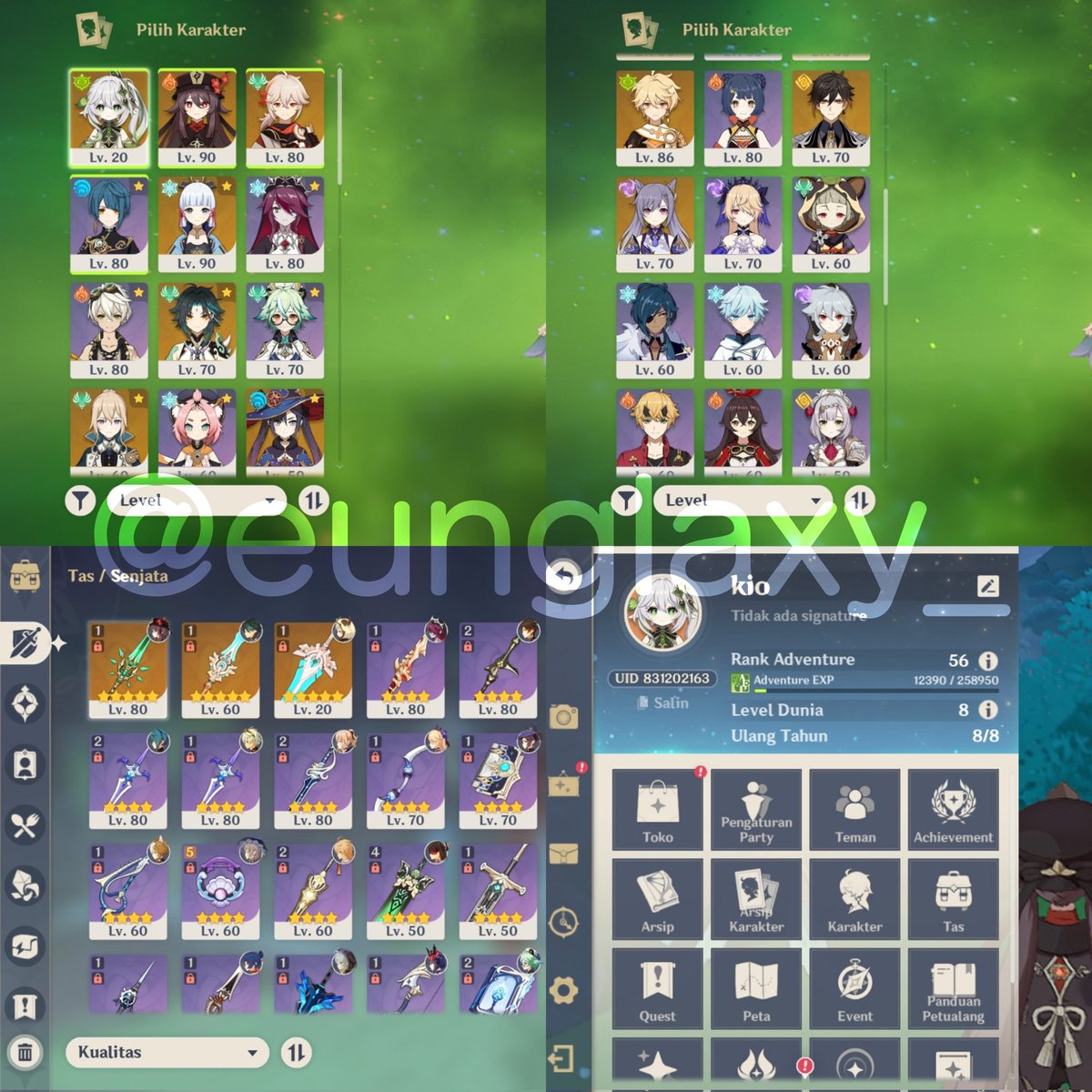 lilst4rst's tweet image. WTS !!! halo kak minta waktu nya sebentar, tolong like sama rt aku lagi BU huhu 😥

1. NO MINUS
2. SERVER ASIA
3. masih banyak ladang primo di sumeru, akun ngak keurus
4. welbuild lumayan
5. 150-400k boleh nego