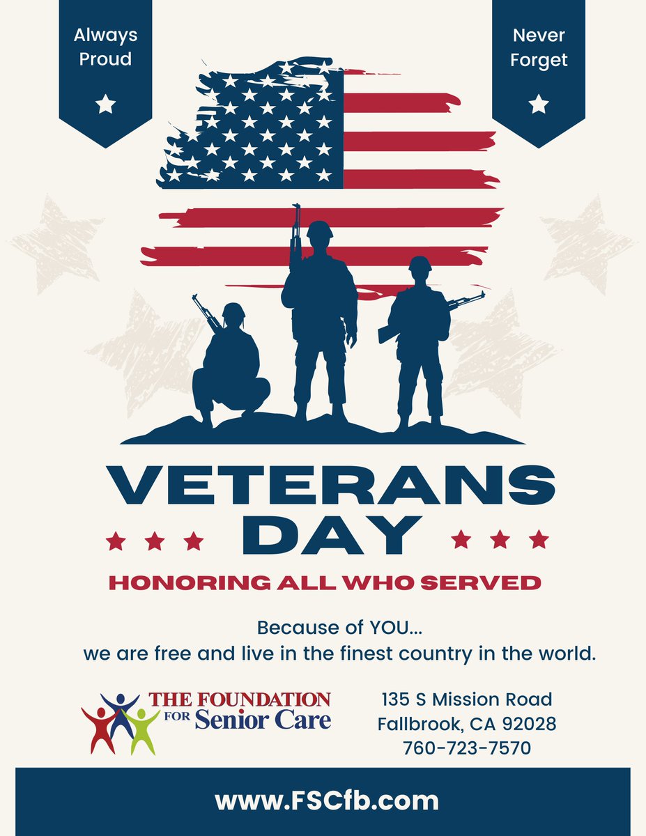 FallbrookSenior's tweet image. From all the staff at the Foundation for Senior Care, we say THANK YOU!