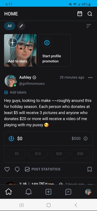 This is how we doooo. $500 goal over the next 30 days! https://t.co/NFa9dYDrX4<a href="/tag/subtember"class="tags"><span>#subtember</span></a>