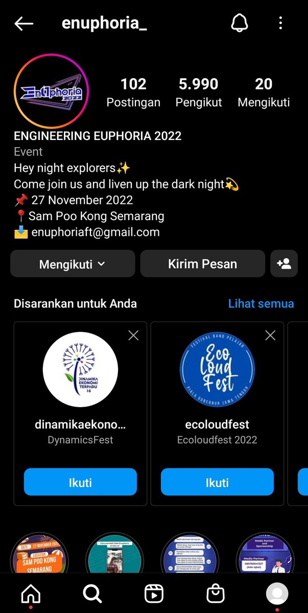 berusahaambis's tweet photo. @unnesmenfess Our Night Our Euphoria https://t.co/LRhFMBtlk7