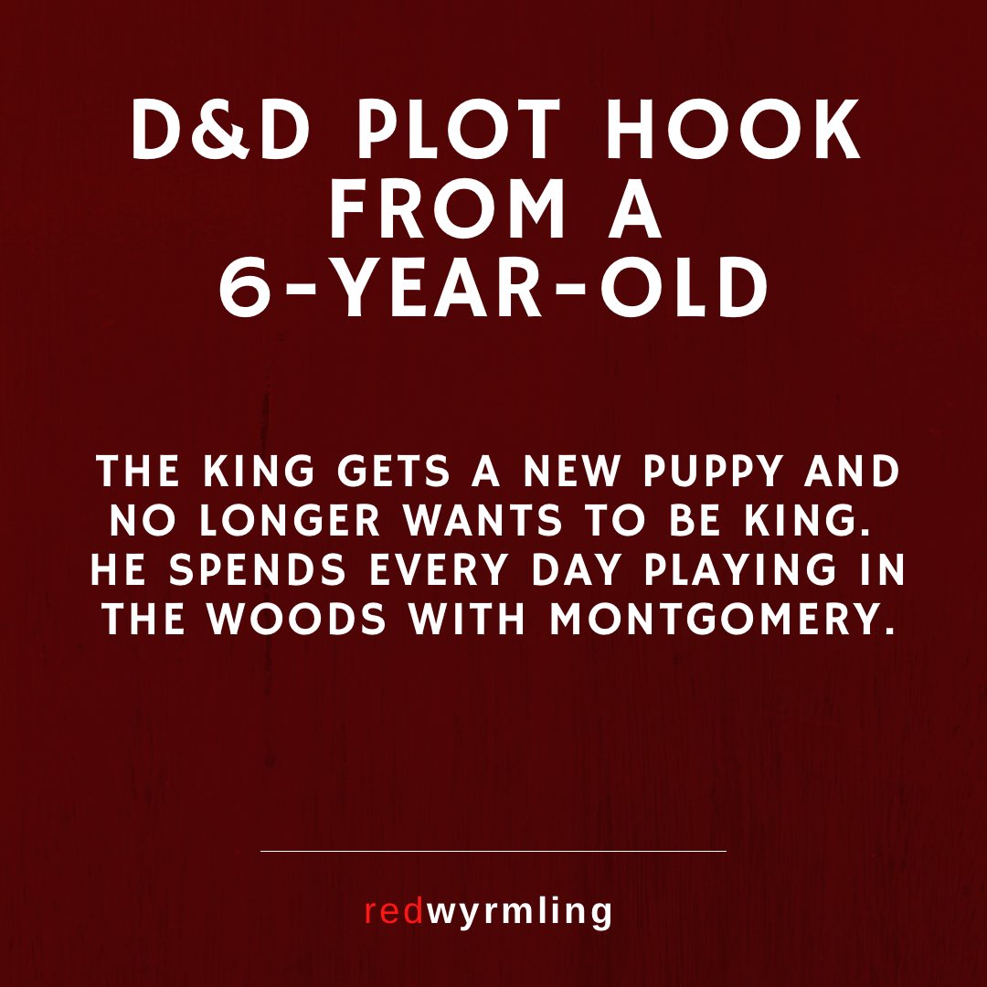 redwyrmofficial's tweet photo. Is this a curse or has he just found true happiness?

#dnd https://t.co/W3ZMMNJzR5