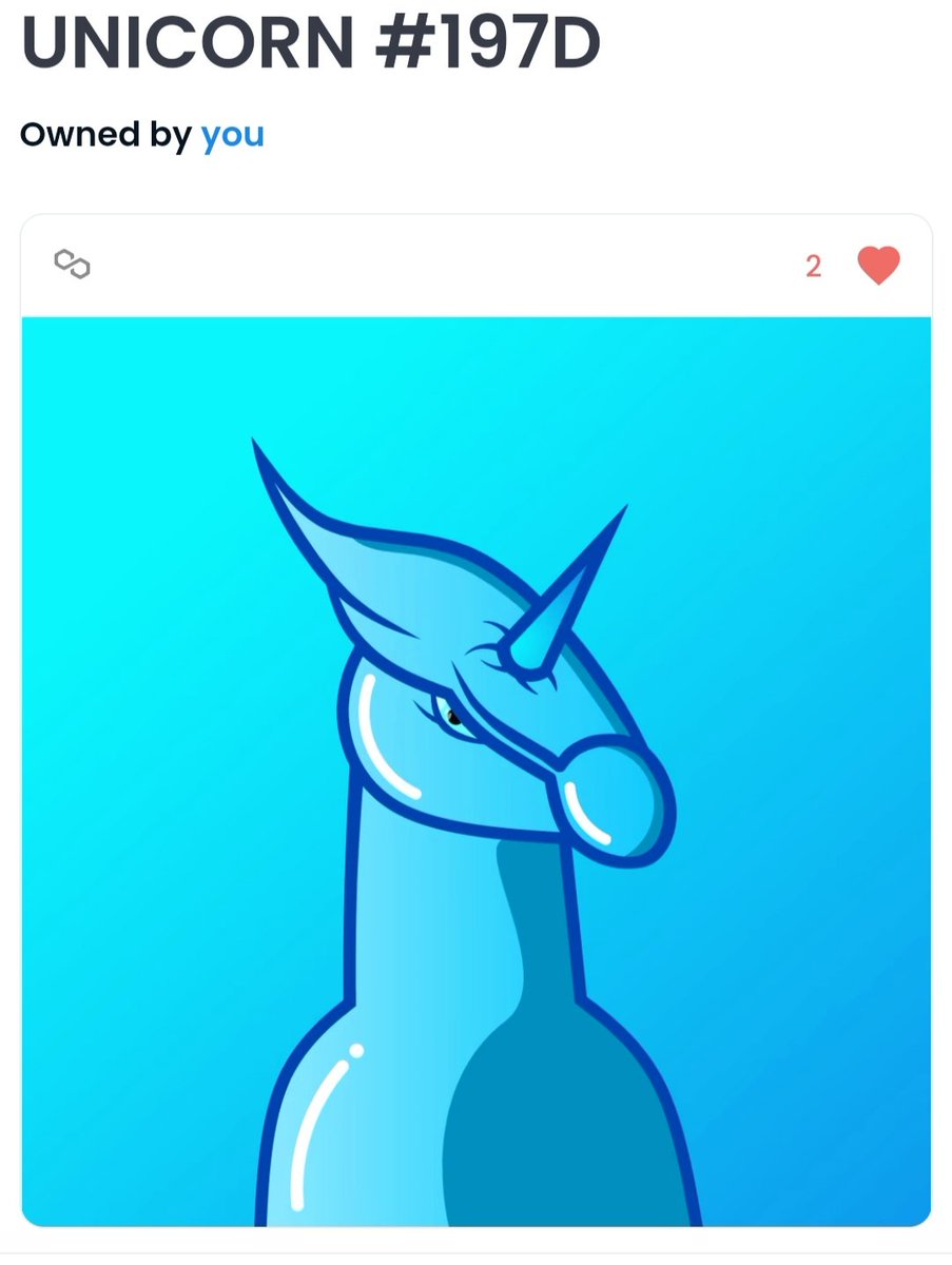 Unicorn_ID_NFT's tweet photo. Good Afternoon NFT WORLD ⛅

Get ready for UFC #6 exclusive on UNICORNID PROJECT 

Get your Unicornid NFT at : https://t.co/JZQte0X0OF and you'll be a fighter 🥊🦄 🔥

Reward :
✓ UNICORN #197D 
✓ UNICORNID FIGHTING CHAMPIONSHIP BELT

Good Luck 🍀

#NFT #NFTS #NFTCommunity https://t.co/Y2kRRTvTs3
