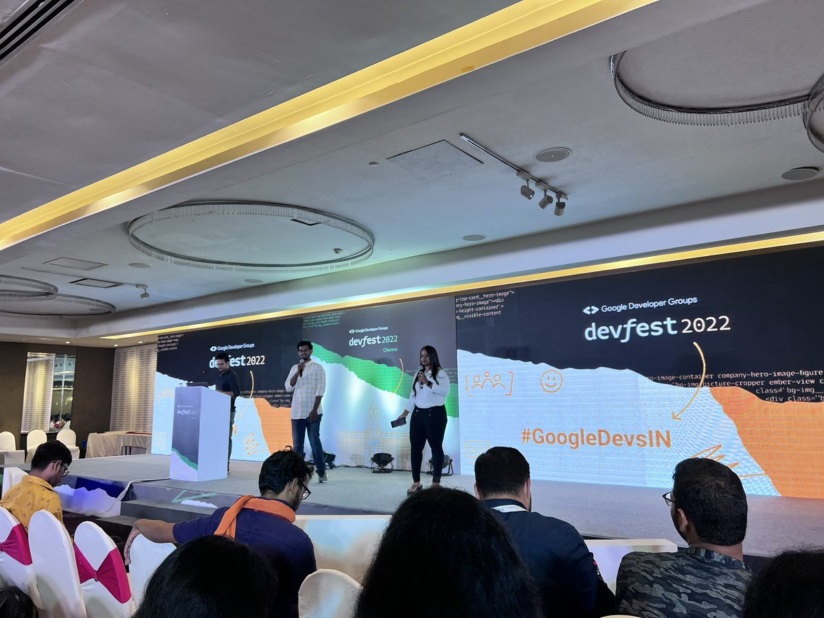 gowtham_b_h's tweet photo. Here we goo ! #devfest22 organised by @GDGChennai   

#DevFest #developers #Google #gdg #gdgchennai @GoogleDevsIN @GoogleIndia @googledevs @Google https://t.co/y882TB621n