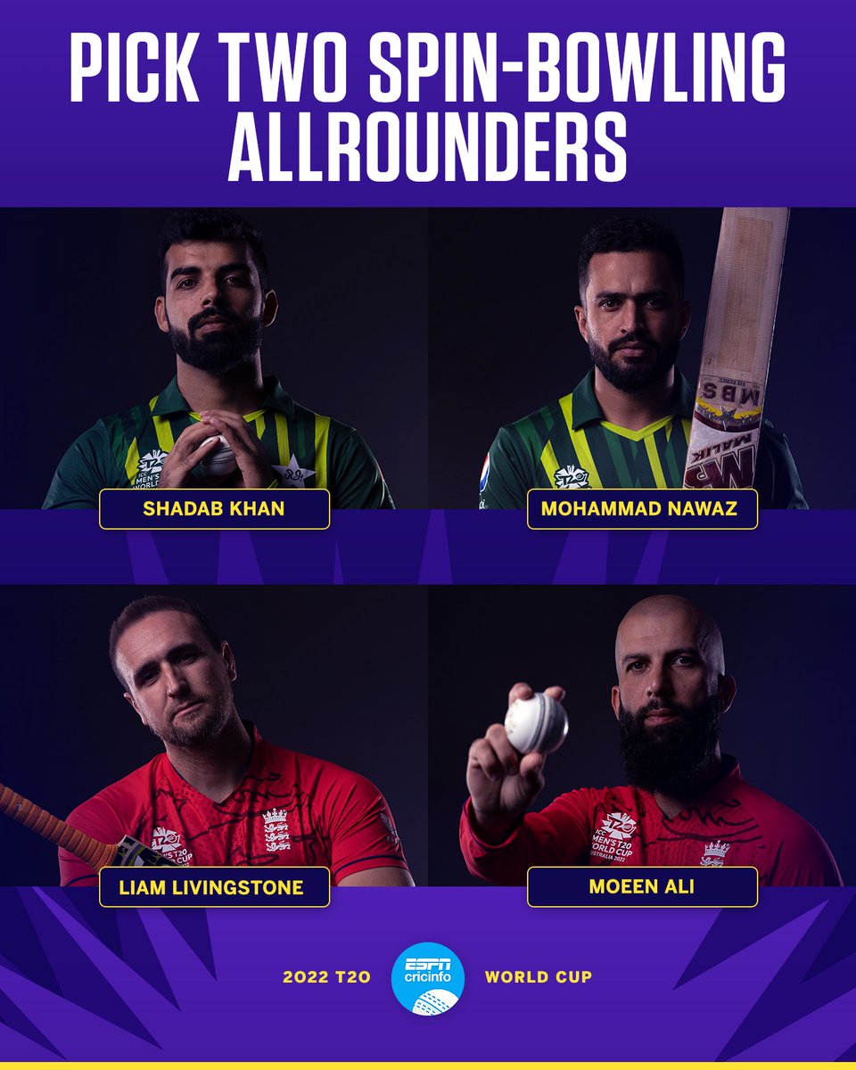 cricinfo's tweet photo. If you could pick two from these for your T20 side... 💬 

#PAKvENG | #T20WorldCup https://t.co/ZHBoejtBhc