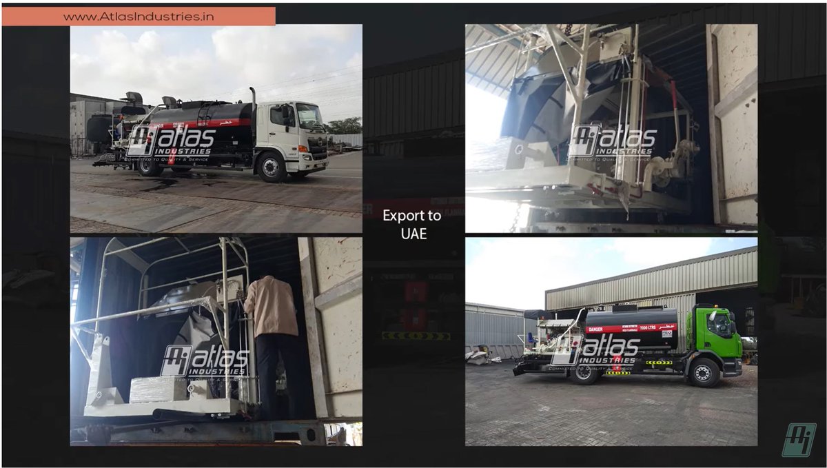 AI_INDIA's tweet photo. Video : Atlas #BitumenPressureDistributor in UAE

https://t.co/Fy4j6Um2Ug

#BitumenSprayer https://t.co/tjlY5BOcsr
