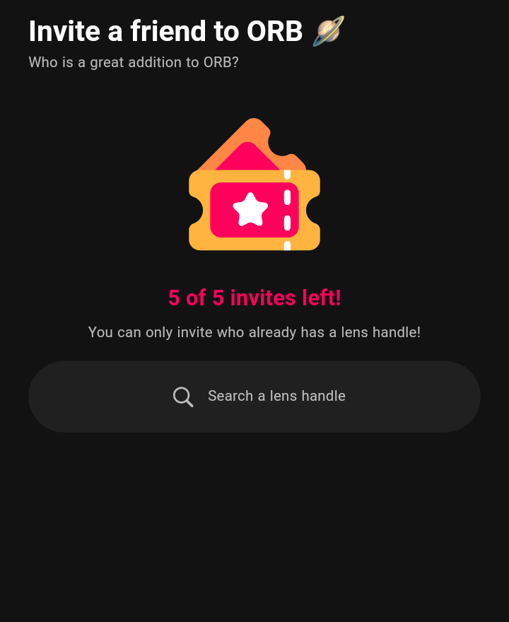 cryptoholic2200's tweet photo. Hello frens,
ORB is a #web3 social media app built with @LensProtocol on the @0xPolygon chain.I have few invites left. Comment or DM me with your lens handle to get invited to this amazing app.
@orbwagmi #lensprotocol #orb #orbapp
#orbwagmi #Polygon #Metaverse #crypto https://t.co/1pZgQHfxNz