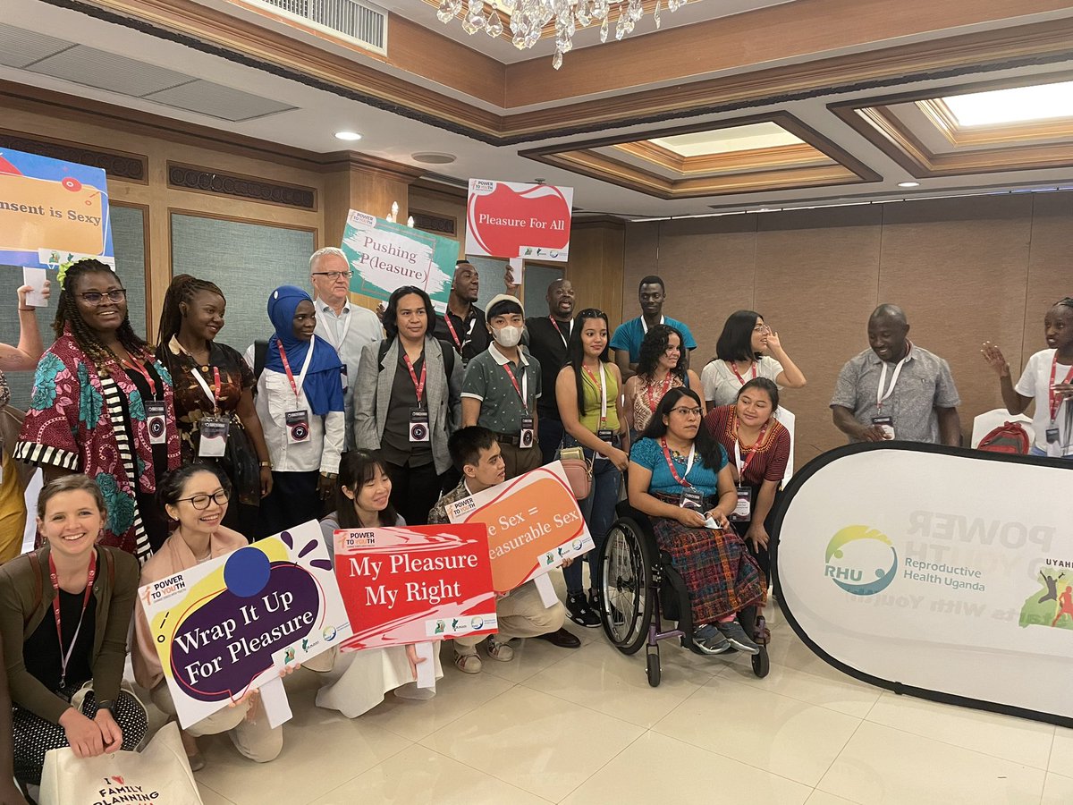 RHUganda's tweet image. Safe sex is pleasurable —Let’s break the stigma around condom use. 

#ICFP2022 #WeAreRHU