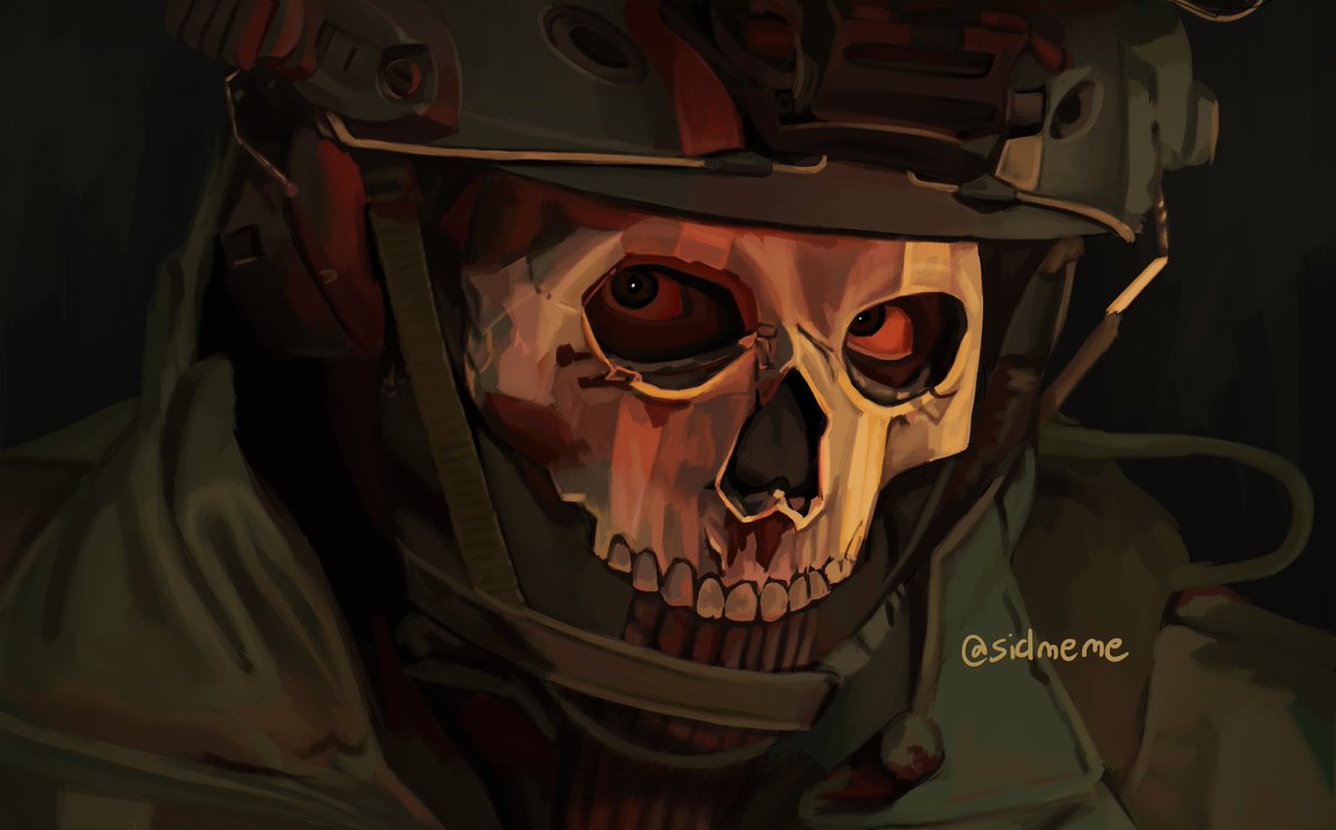 beepophobia's tweet photo. Ghost my beloved 💀🔫 #CallofDutyModernWarfare2 #SimonRiley #MWII https://t.co/GoJXocj8wS
