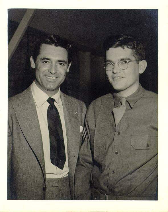 My father with another bloke during WW2. Father is the photographer, army issue box camera, cable shutter. One of the base photographers, in charge of the General's darkroom. Twas just the two of them in a dark room. My father hinted that they enjoyed each other's company.