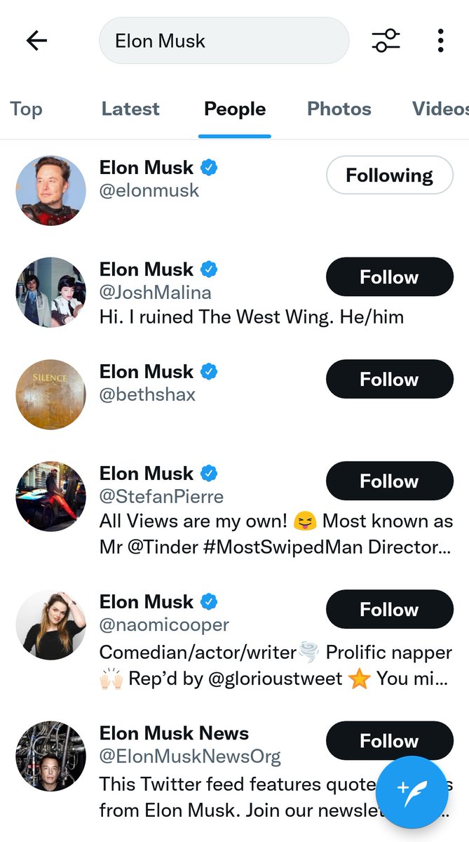 Crypto Foxtrot (@cryptofoxtrot) on Twitter photo I think Twitter could set a new Guinness World Record for the platform with the most verified Elon Musk accounts.
What do you think?
<a href="/GWR/">Guinness World Records</a> <a href="/elonmusk/">Elon Musk</a> <a href="/JoshMalina/">(((Jew)))</a> @bethshax <a href="/StefanPierre/">Stefan-Pierre Tomlin</a> <a href="/naomicooper/">Naomi Cooper</a>
PS. we can do better.. . 5 verified accounts aren't so impressive... I think Twitter could set a new Guinness World Record for the platform with the most verified Elon Musk accounts.
What do you think?
<a href="/GWR/">Guinness World Records</a> <a href="/elonmusk/">Elon Musk</a> <a href="/JoshMalina/">(((Jew)))</a> @bethshax <a href="/StefanPierre/">Stefan-Pierre Tomlin</a> <a href="/naomicooper/">Naomi Cooper</a>
PS. we can do better.. . 5 verified accounts aren't so impressive...