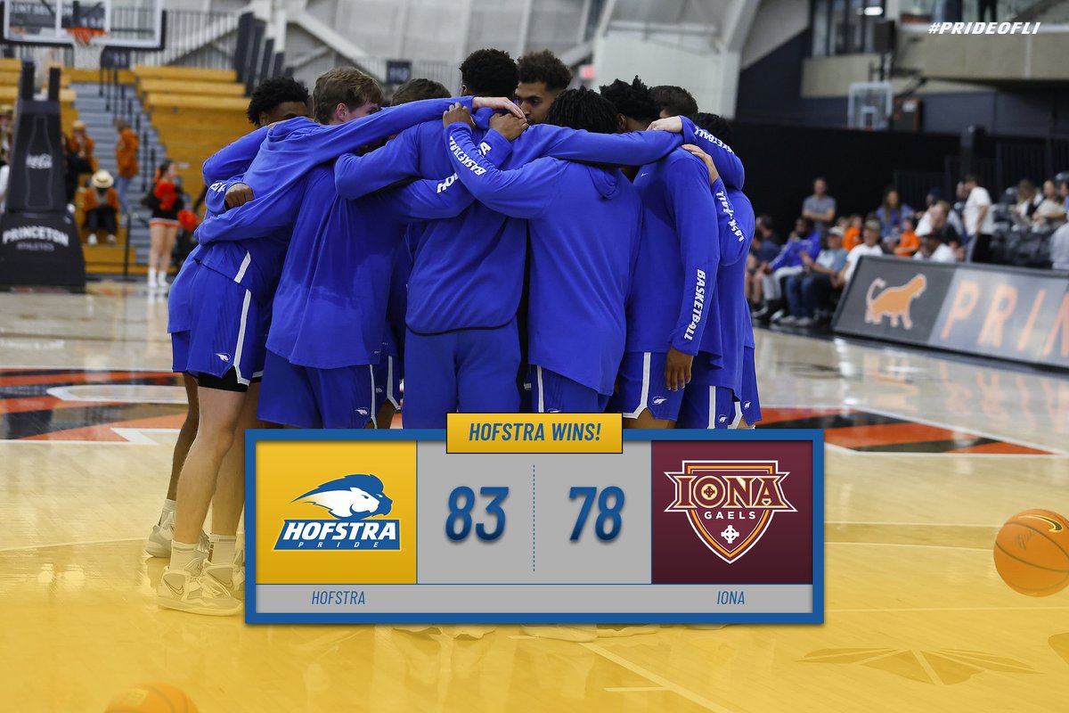 HofstraMBB's tweet photo. MAN, that was AWESOME!

Hello, world...welcome to the #Hofstra Basketball Show!

#Hofstra with a HUGE 83-78 win over Iona!

#PrideOfLI https://t.co/J22NERb12i