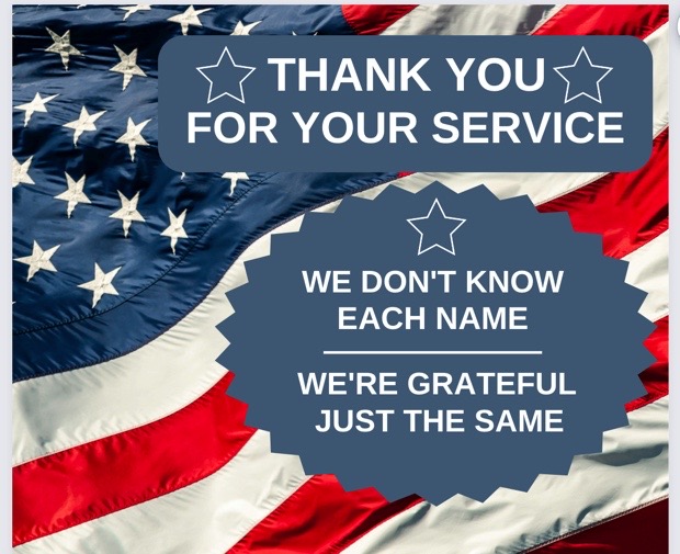 I thank God for the millions of Veterans who've served and sacrificed. We honor them today and everyday. Many struggle with wounds both inside and out. May God heal their bodies and their hearts, and bring fresh hope and ample provision to them and their loved ones.