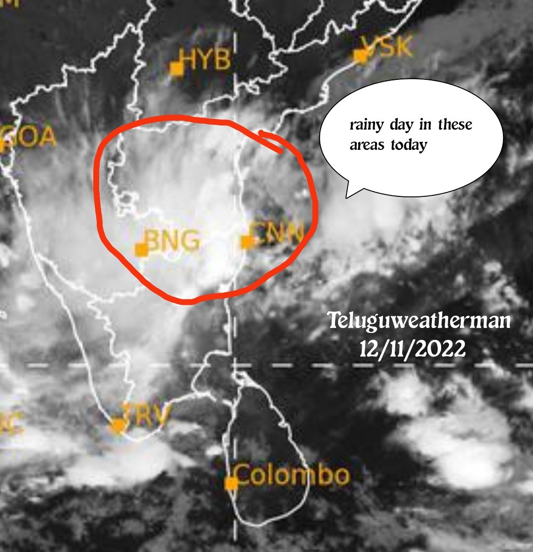 eastcoastrains's tweet photo. Heavy rains lashed many parts of #tirupati and #nelllore districts last night.rains are now spreading into kadapa, annamayya, satya sai ,anatapur districts slowly. Coastal parts of prakasam district also set to receive good rains. Rainy day for rayalaseema and South Ap. https://t.co/IxlU8iYM8T