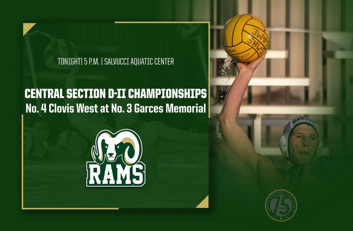 GarcesAthletics's tweet photo. TIMEOUT GARCES | Rams trail Clovis West 9-7 with 4:31 to play in the @CifCentral D-II finals. #GoRams https://t.co/eBmSfA4939