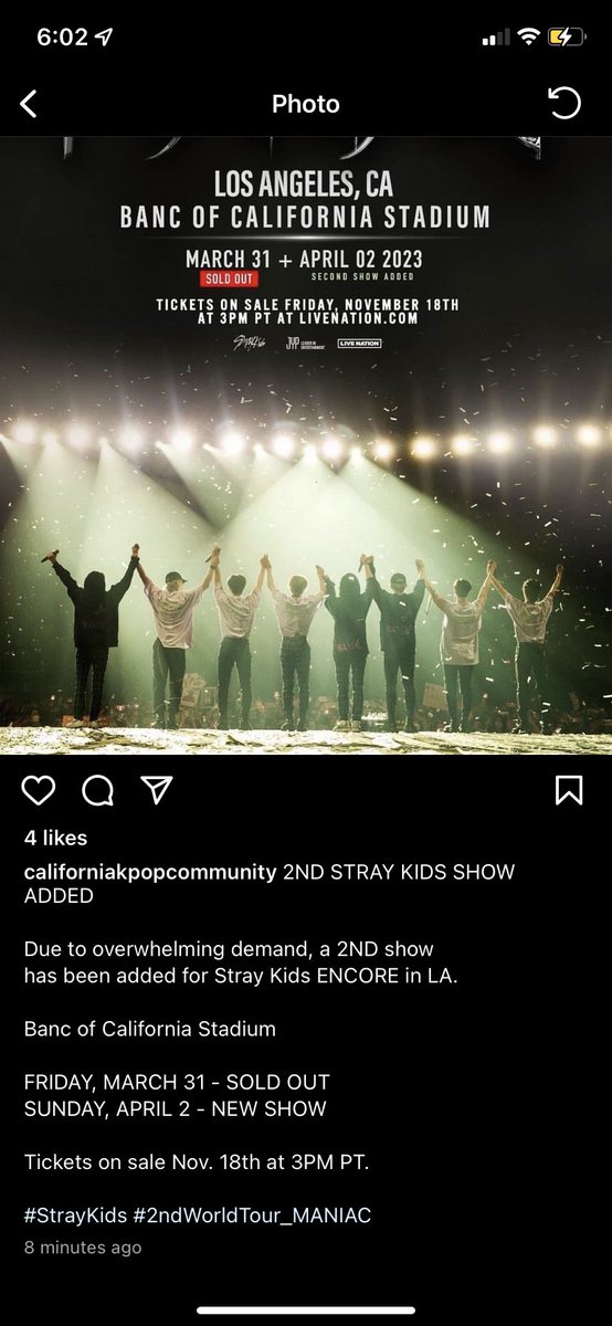 JodietheModie's tweet photo. Stays! A new concert day has been added! 😭 https://t.co/ub5TTRuMNm