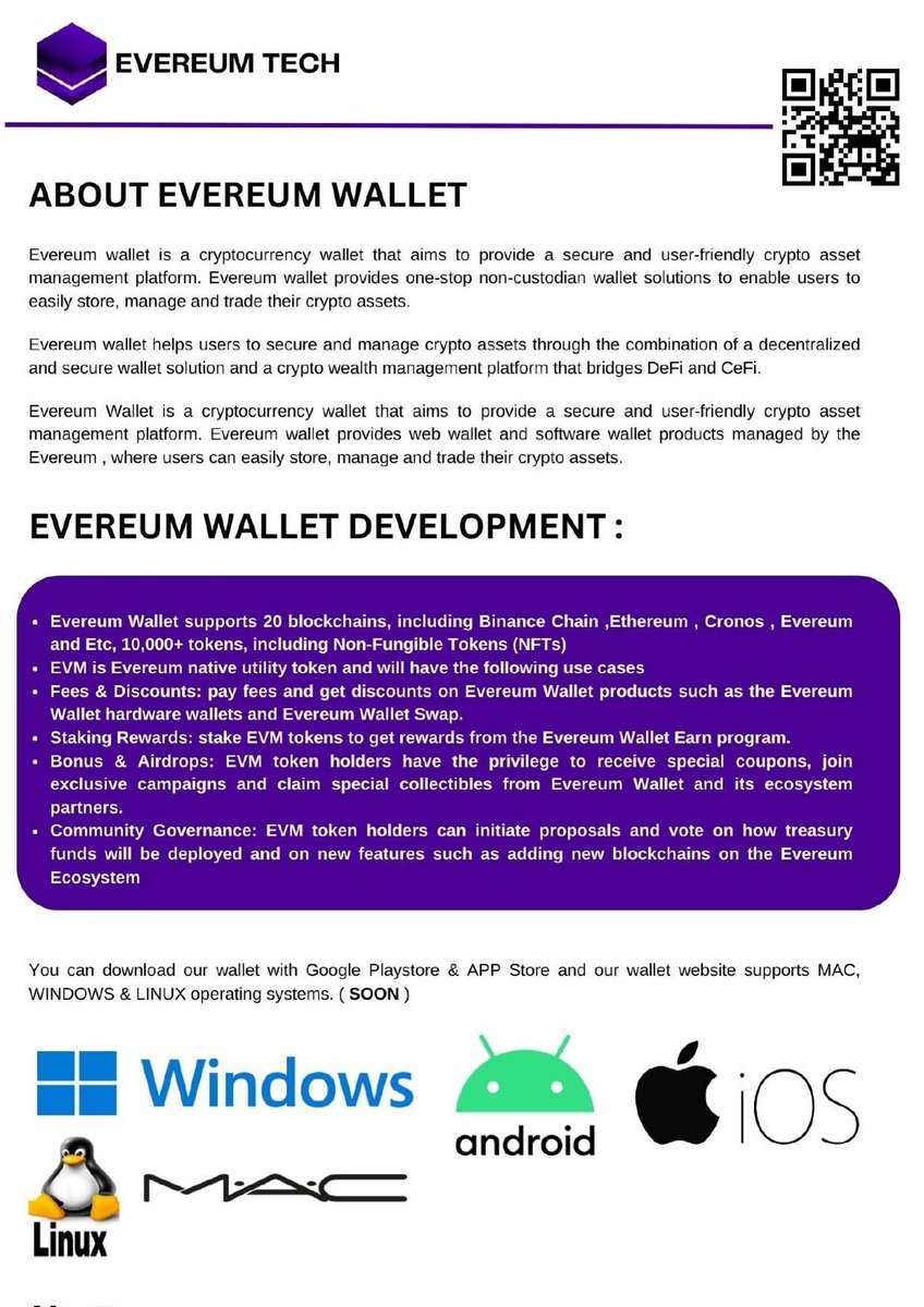 EvereumNetwork's tweet photo. #Wallet Evereum Tech

Evereum Wallet is a cryptocurrency wallet that aims to provide a secure and user-friendly crypto asset management platform. Evereum wallet provides web wallet and software wallet products managed by Evereum.

#Wallet #DeFi #Blockchain #BNB #Evm https://t.co/kuOHPJMLxF