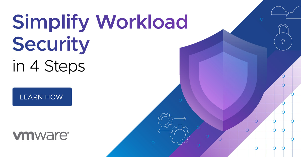 VMware's tweet image. How do you strengthen workload security? Ensure IT and security teams are always on the same page with a unified view into risk assessment. Get more tips in Sharing the Workload of Workload Security: bit.ly/3g8KFhr
#workloadsecurity #automation