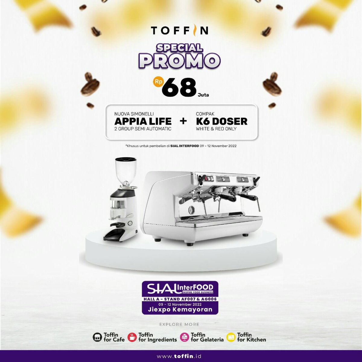 richiharya's tweet photo. Last call , promo expo interfood jakarta,harga paket mesin kopi termurah  info detail whtspp 081775241408
#promosialinterfood2022 #mesinkopipromo https://t.co/sv3679L5w9