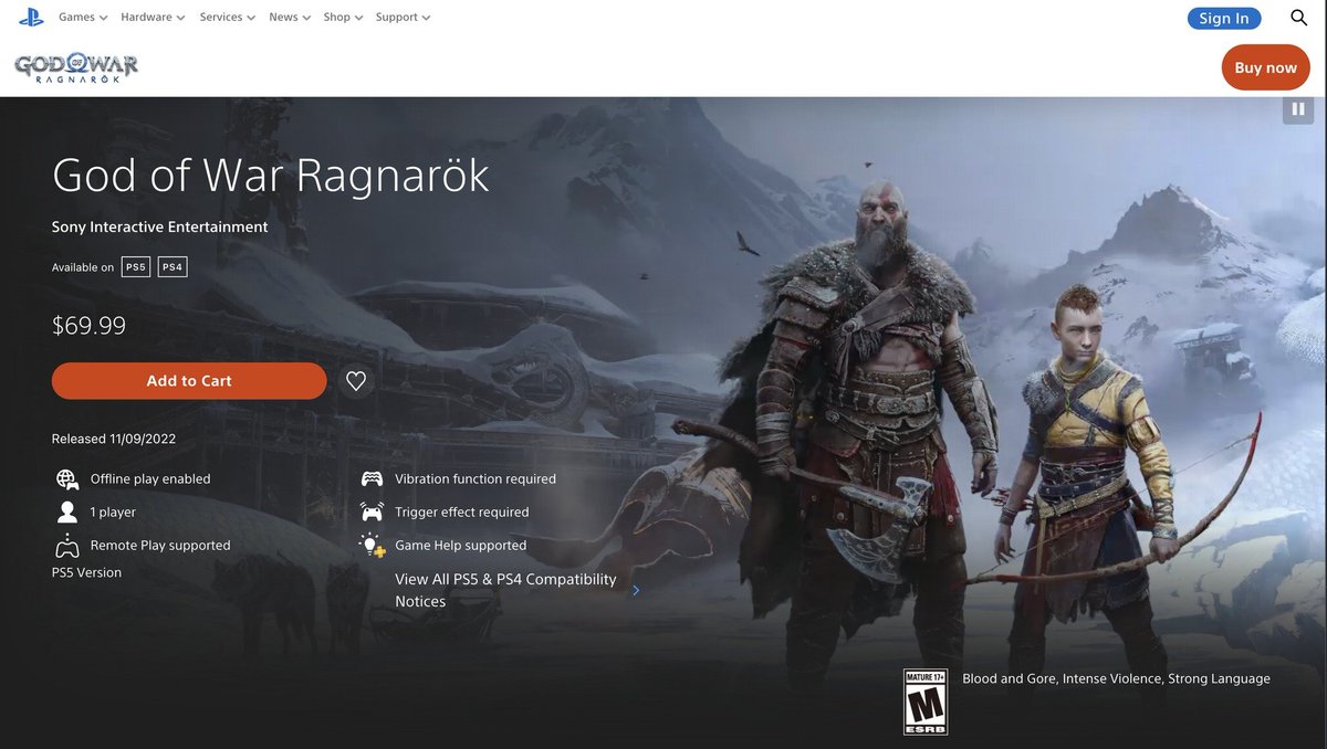 Had a great time with the team at #akqa developing the launch site for #GodOfWarRagnarok for #sony. Feeling very blessed.❤️ #webgl #gsap #react #gamedev #webdevelopment playstation.com/en-us/games/go…