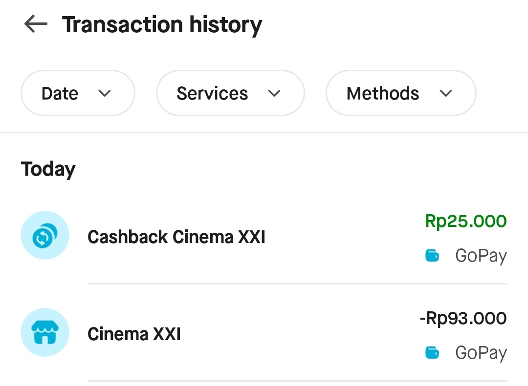 NastitiUtami's tweet photo. Lumayan nih. Beli dari mtix, bayar pake gopay bs cashback 25k. Jangan lupa klik promonya ya sebelum bayar. https://t.co/nzOsCbh1az
