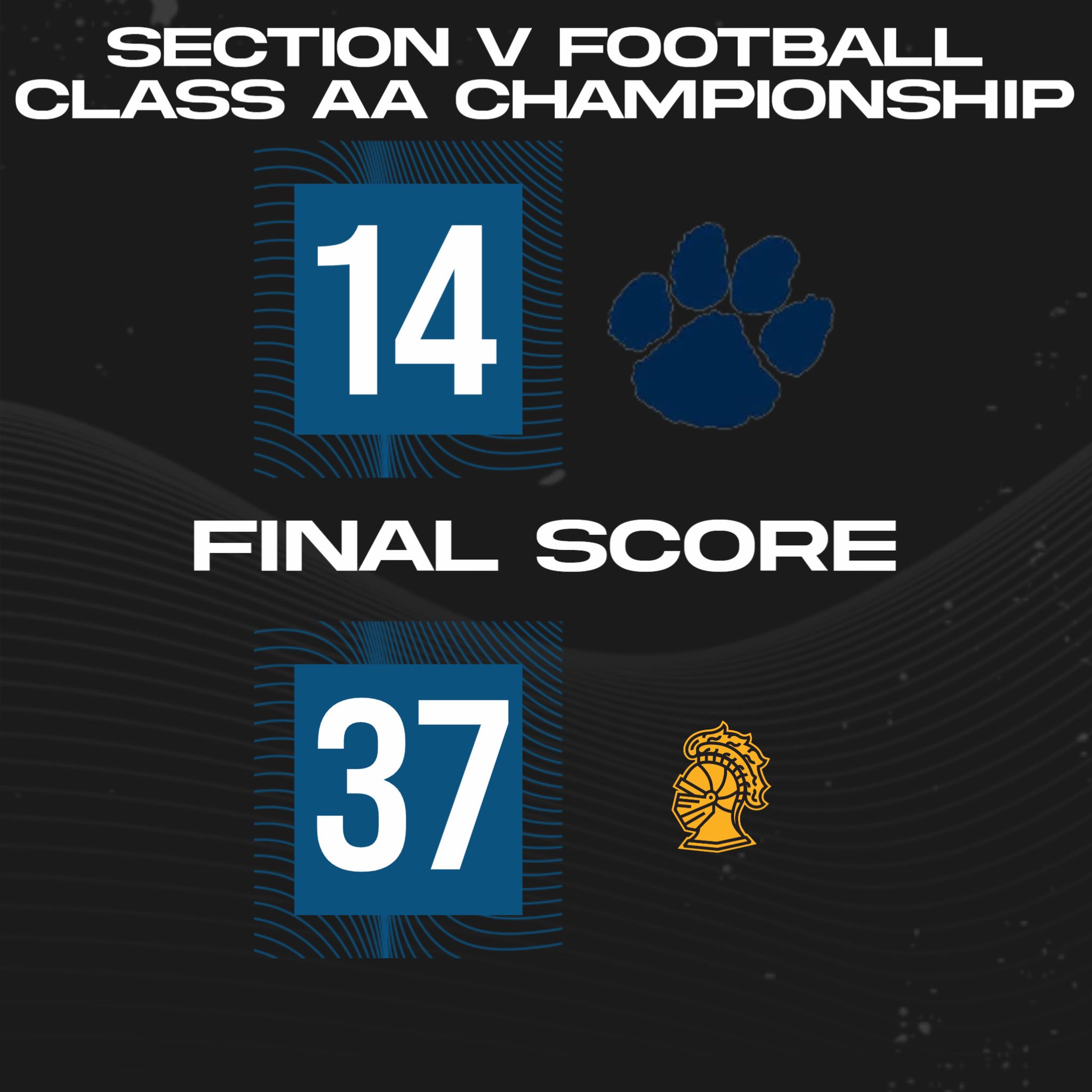 Section V Football on Twitter "The McQuaid Jesuit Knights are your