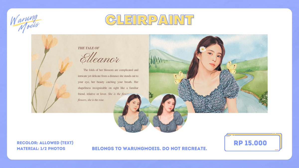 withlovevien's tweet image. 📢PROMO PROMO PROMO! aku jual layout cakep ini harga coret dari 15k jadi 11k aja khusus HARI INI, yang mau langsung dm aku yuk. 🥺🤍

#zonauang #zonajajan