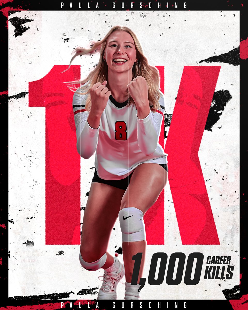 The 𝒇𝒂𝒔𝒕𝒆𝒔𝒕 to 1,000 kills in school history!

Congrats to 𝑷𝒂𝒖𝒍𝒂 𝑮𝒖𝒓𝒔𝒄𝒉𝒊𝒏𝒈 for recording 1,000 career kills in just 57 matches!

She is the 14th Penguin to reach the milestone.

#GoGuins #HLVB #NCAAWVB #YandProud