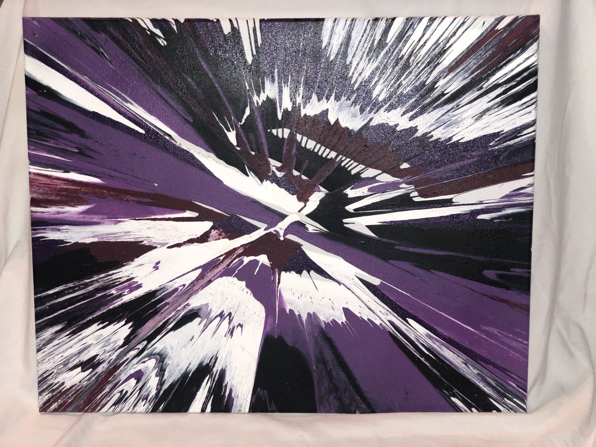 Gungl's tweet photo. Excited to share this item from my #etsy shop: Purple Haze - JKG #10 #canvas #art #diy #purple #glitter https://t.co/0EB5cDWX8O https://t.co/sBl39dCxP6