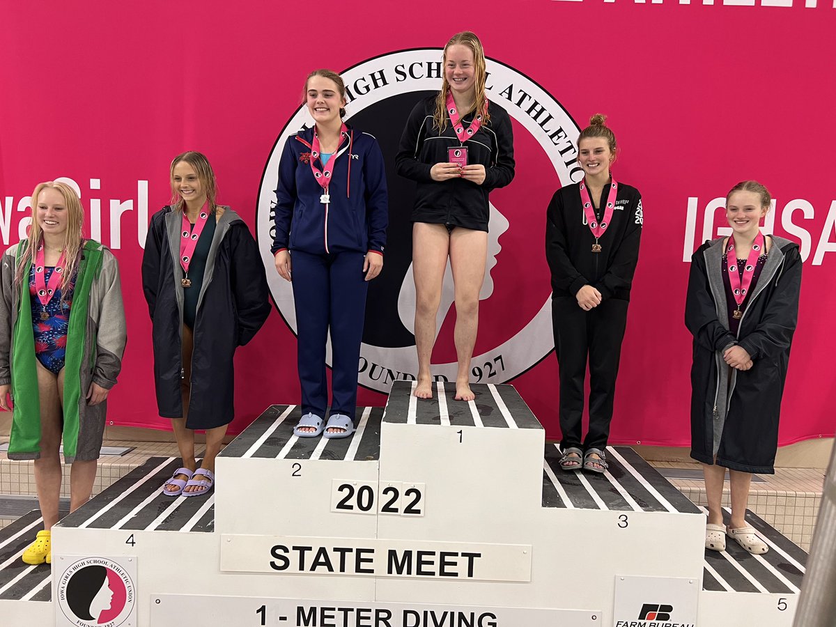 IGHSAU's tweet photo. Congratulations to our top 6 divers!

Champion: Trista Thompson, Grinnell

#IowaGirl https://t.co/eGbJN9rjAp