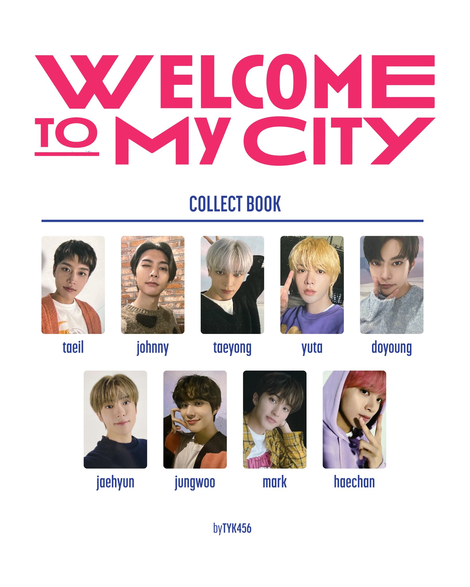 NCT マーク トレカ アクスタ welcome to my city