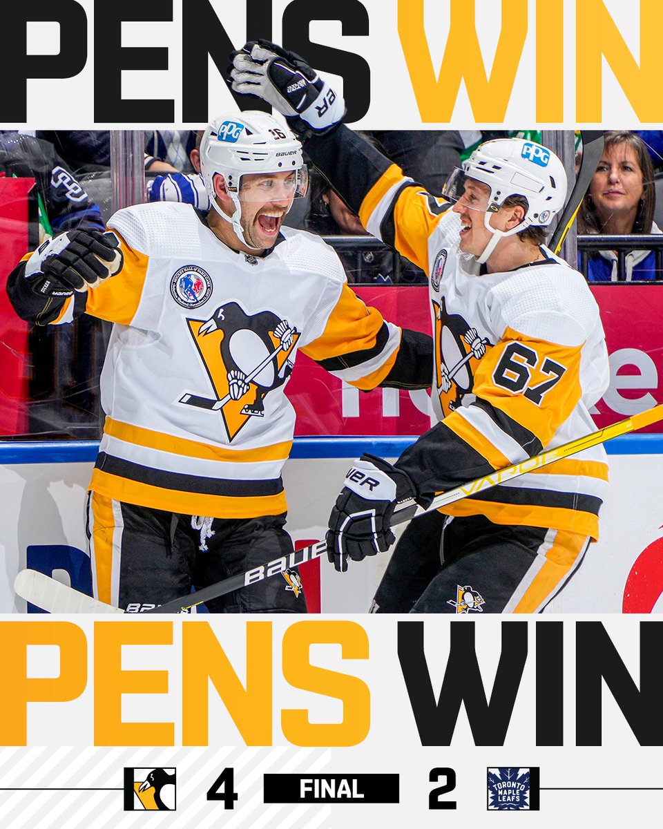 Pittsburgh Penguins on Twitter: "PENG-WIN IN TORONTO!"