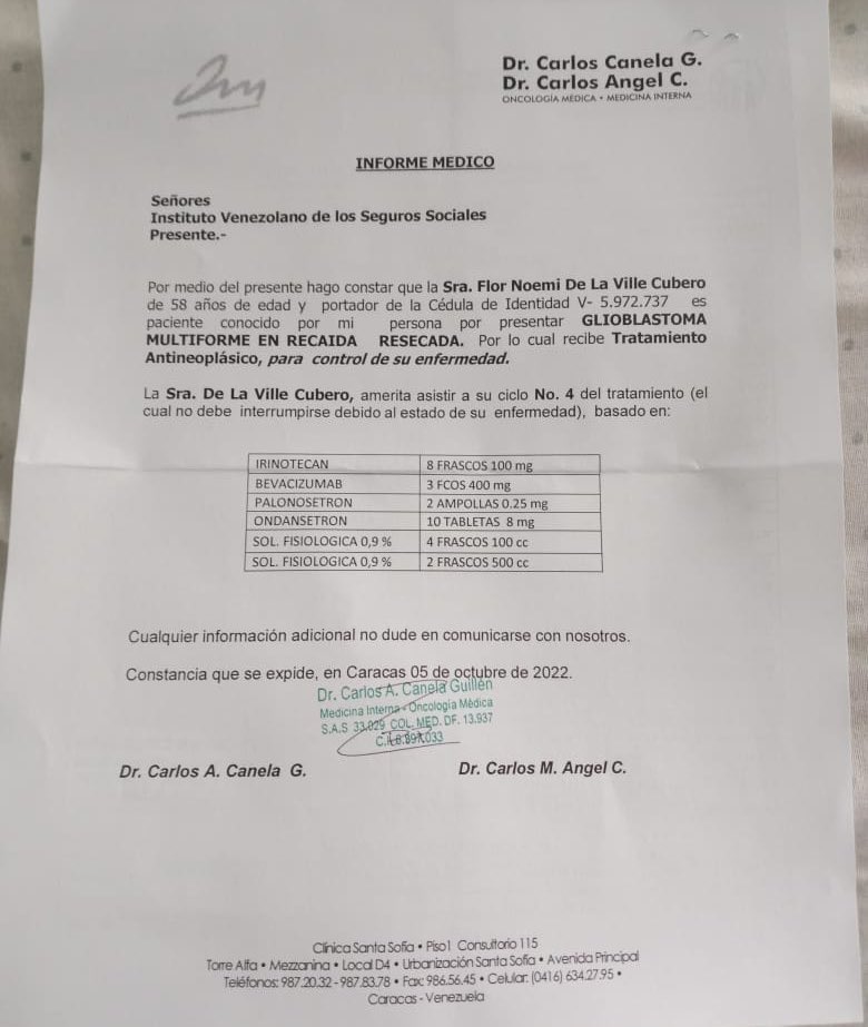 AlexaGomezDos's tweet photo. Buenas noches. Para paciente oncológica, estamos buscando en calidad de donación las siguientes ampollas de quimioterapia. Cualquier institución o particular que pudiera tenerlas por favor comunicarse con nosotros  directamente. Muchas gracias🙏🏼 https://t.co/roLMEOdOrQ