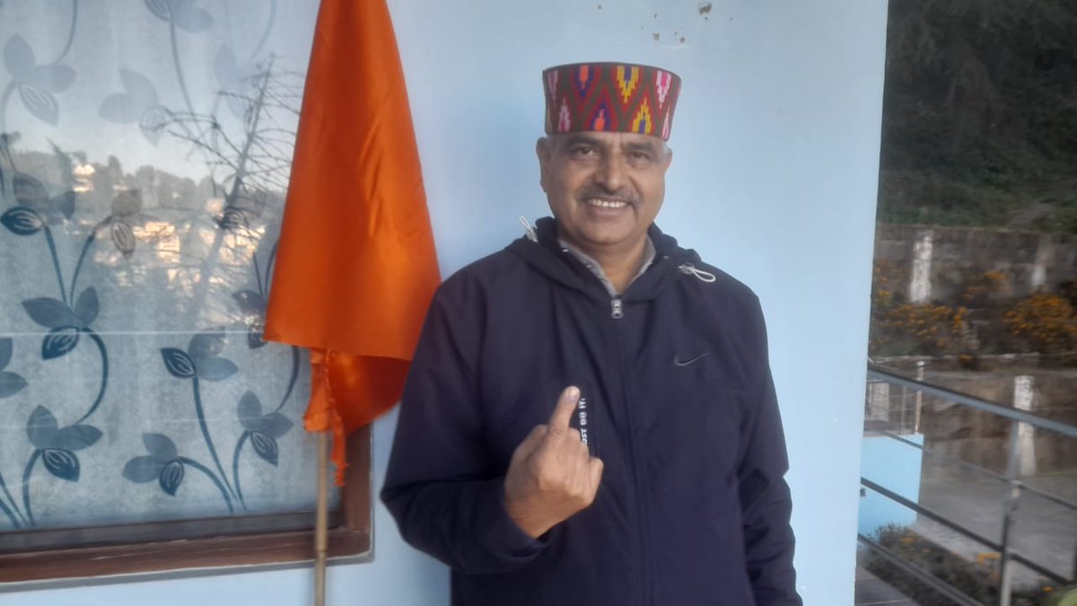 rajinderkumar09's tweet image. आत्मनिर्भर भारत के लिए, समृद्ध हिमाचल प्रदेश के लिए - मैने बोट डाल दिया आप भी डालें 
#HPFirstVotingMust