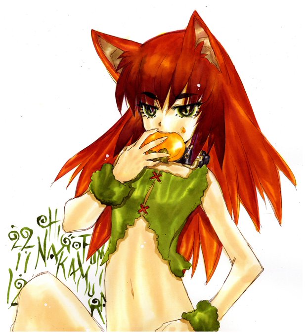 4時間前、今生の別れの前に、ああせめておまえの写真を撮らせておくれとお願いしてスキャンしておいたものがこちらです。このあと少女は深い深い滝つぼ(←ばけつ)に沈み、そののち浮き上がっては来なかったのです。いやテラスで干してますけど。主線しか残ってませんね。 