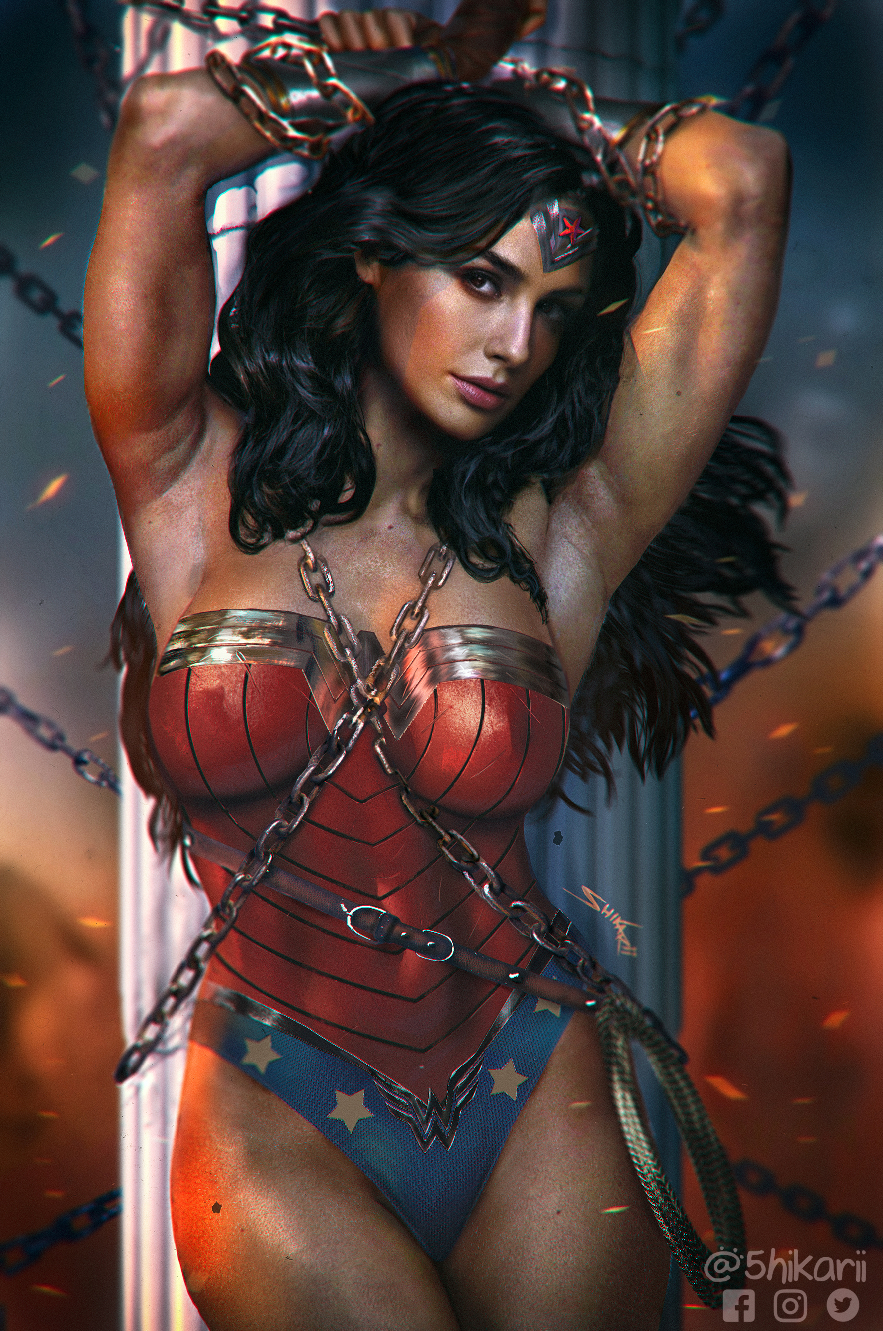 Shikarii  on X: Wonder Woman already sold out, sorry guys! NO AI. # WONDERWOMEN #GalGadot #coverart #DigitalArtist  / X