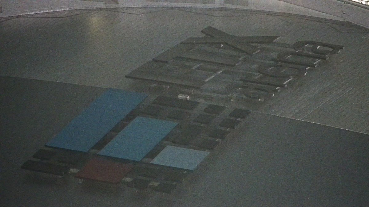 subsurfacemedia's tweet photo. @LilMoonLambo That is a hoax photo from when the letters were being put ON in late October.  As of 930pm Nov 11, 2022, the letters are still on.  We have a live camera there on a nearby building.  YouTube/BroadwaveLiveCams https://t.co/eLvZZSZXjr