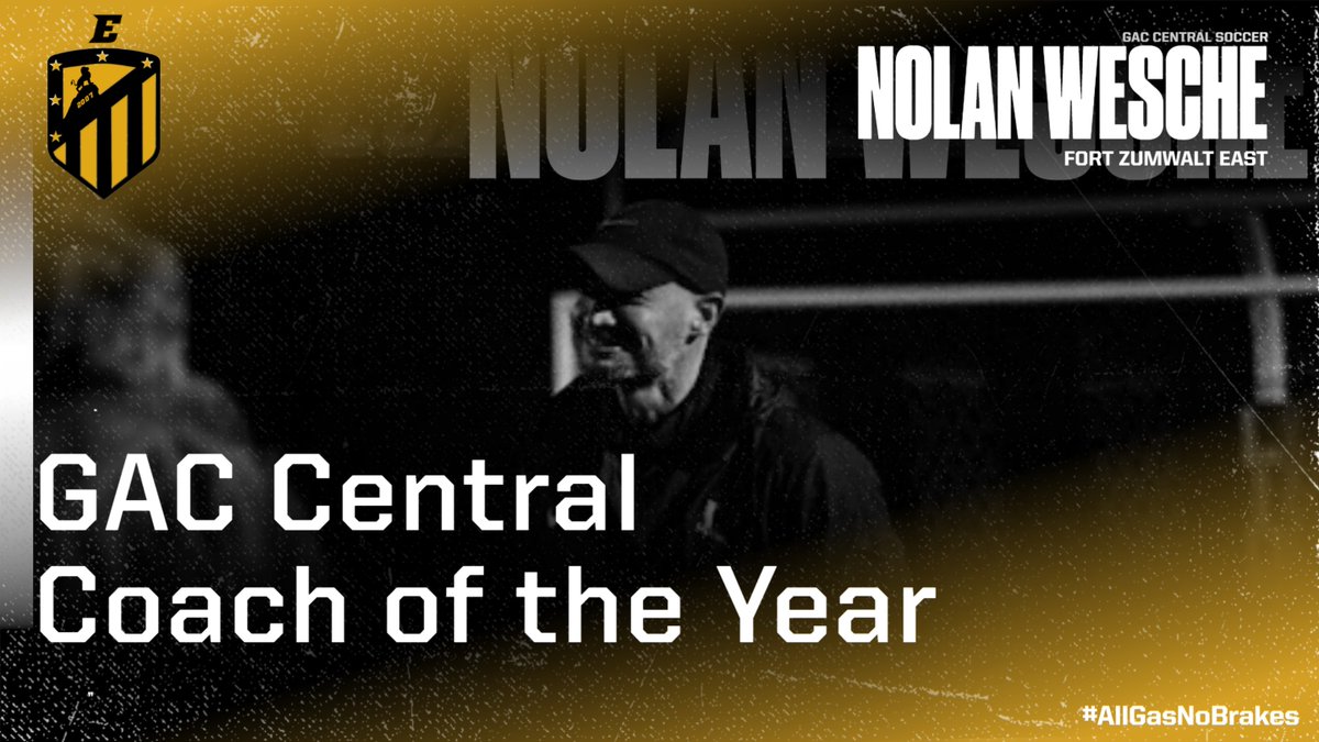 Well...stop me if you have seen this one before. He has done it again! Congrats to Coach Wesche of <a href="/FZESoccer/">FZE Soccer Programs</a> for earning Coach of the Year for the GAC Central! Good luck to our Lions tomorrow in the state quarterfinal!