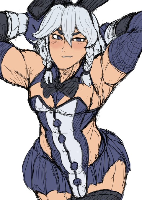 ガチムチ咲夜くんバニー♂影とかは後で～ 