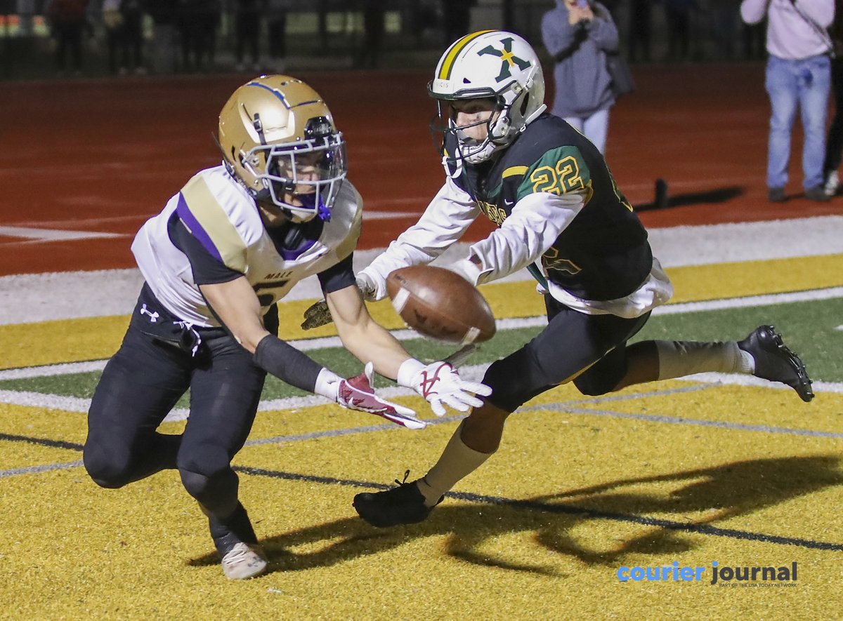 Two-point conversion in overtime lifts <a href="/MaleBulldogs/">MALE HS Athletics</a> over <a href="/StXTigersFB/">Tiger Football</a> <a href="/courierjournal/">Courier Journal</a> <a href="/sports_cj/">Courier Journal Sports</a> <a href="/kyhighs/">Jason Frakes</a>