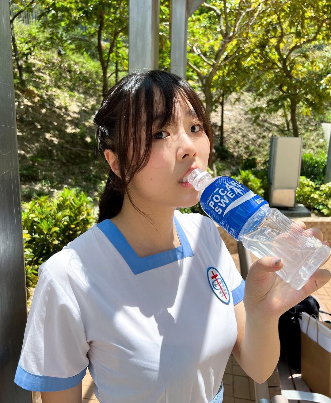 日常分享港女 on Twitter: 若隱若現學生妹 ig: @ccmw.k 港女 學生妹 t.co ...