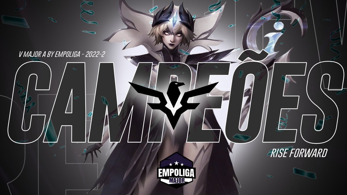 DOMINANTE !

A <a href="/Forward_esports/">Rise Forward #GOFW 🕊</a> é a grande campeã INVICTA em séries da #EmpoligaMajor 2022-2 !

9 vitórias e 0 derrotas em séries!
21 vitórias e 3 derrotas únicas no total!

#SomosEmpolgados